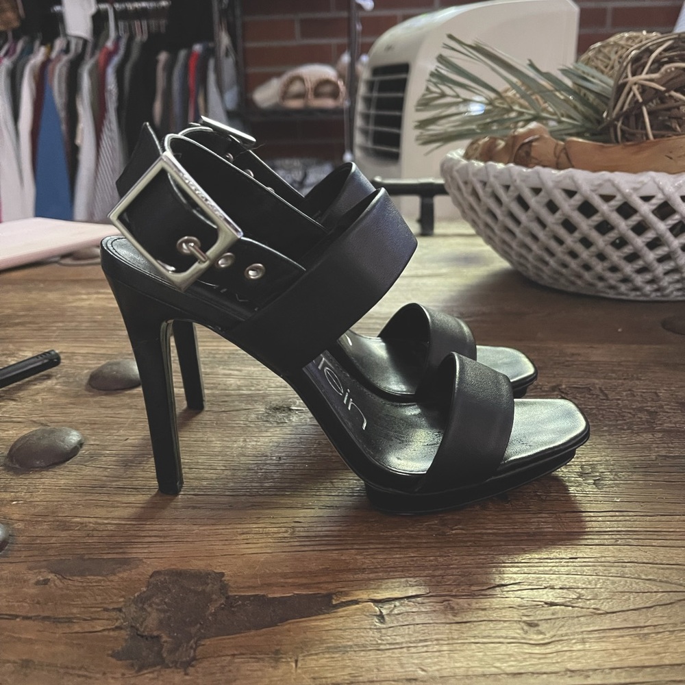 Calvin Klein black high heels